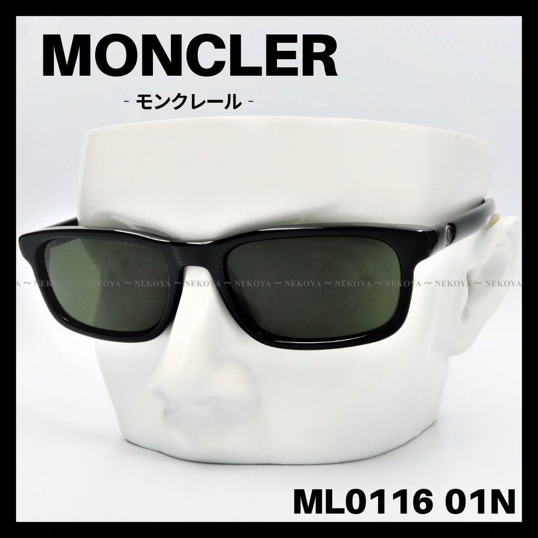 ヤフオク! - MONCLER ML0116 01N サングラス ブラック モンク