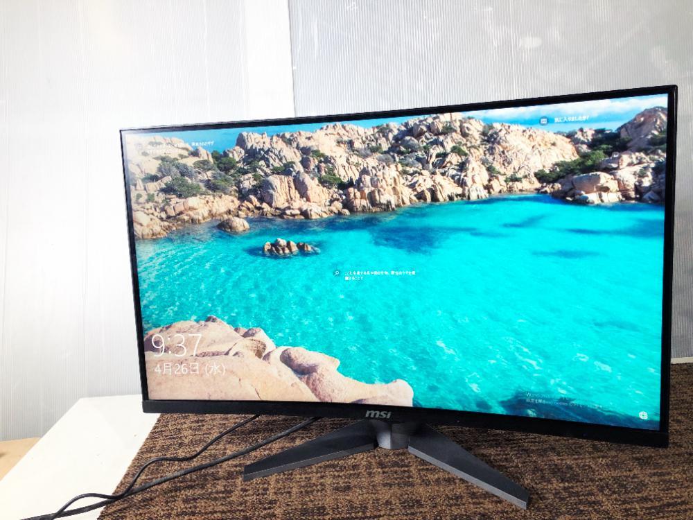 ☆美品 中古☆MSI 27型 湾曲 液晶ディスプレイ フルHD ゲーミング