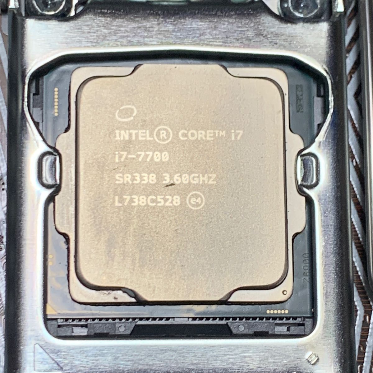 Intel 中古CPU Core i7-7700 マザーボード MSI H110M-S03 付属