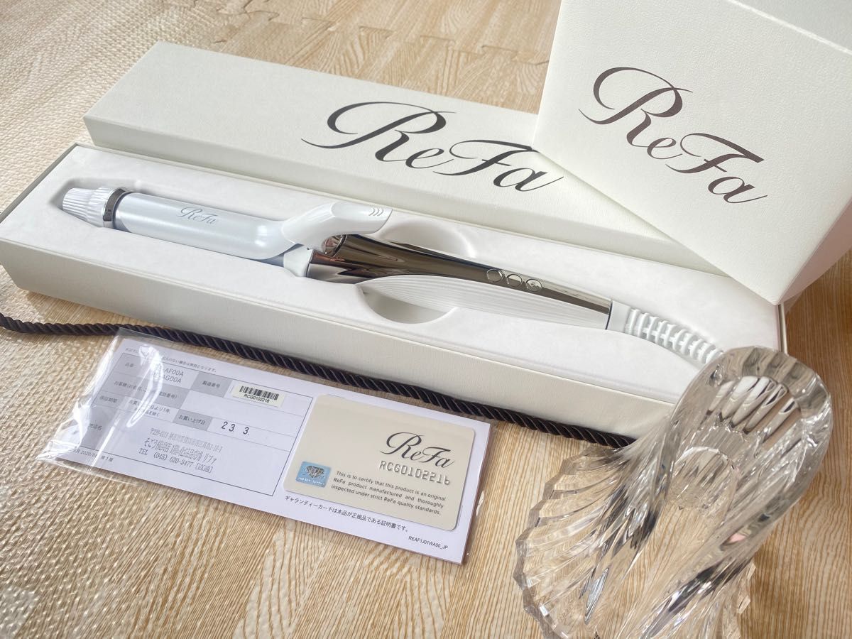 【新品・未使用】リファビューテック カールアイロン 26 ReFa BEAUTECH CURL IRON ホルダー付き