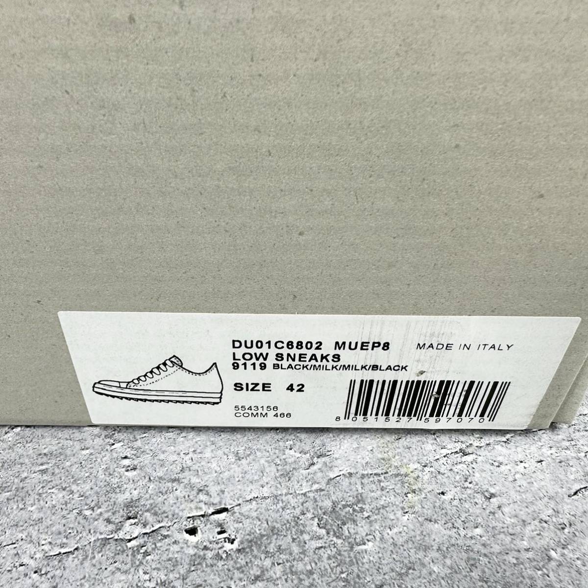 新品 本物 RICK OWENS DRKSHDW ラモーンズ スニーカー 42|Yahoo