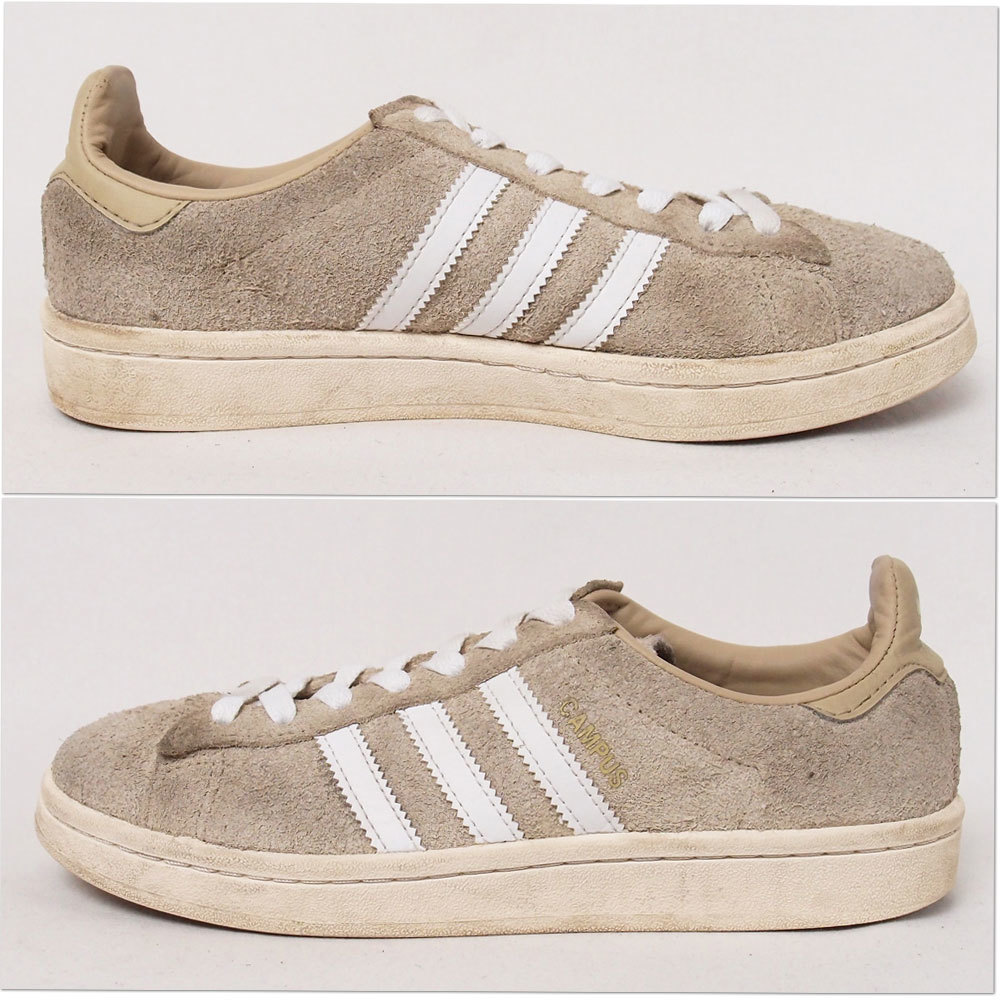 adidas BEAMS スエードローカットスニーカー CAMPUS 23.5