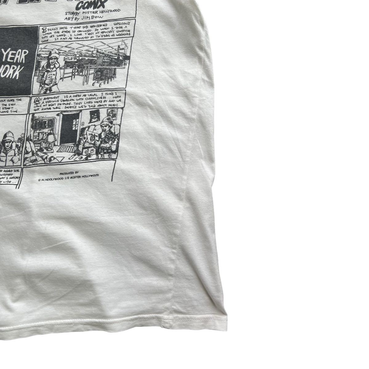 【N.HOOLYWOOD】Nハリウッド　アメコミ４コマプリントTシャツ　古着　初期作品　アーカイブ　フォト　レア