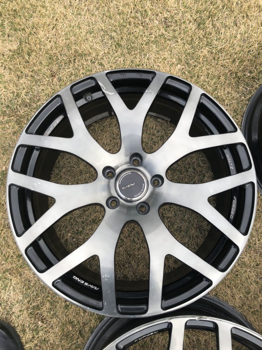 RAYS WALTZ FORGED S7 ホイール 19インチ×8J+48 5H114.3 4本プレスド