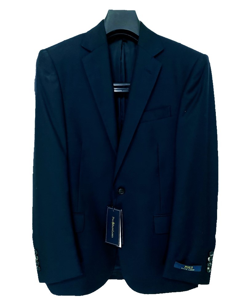 POLO RALPH LAUREN　ラルフローレン　テーラードジャケット　ネイビー　2つボタン　34S　BRADFORD SPORTCOAT　イタリア製_画像1