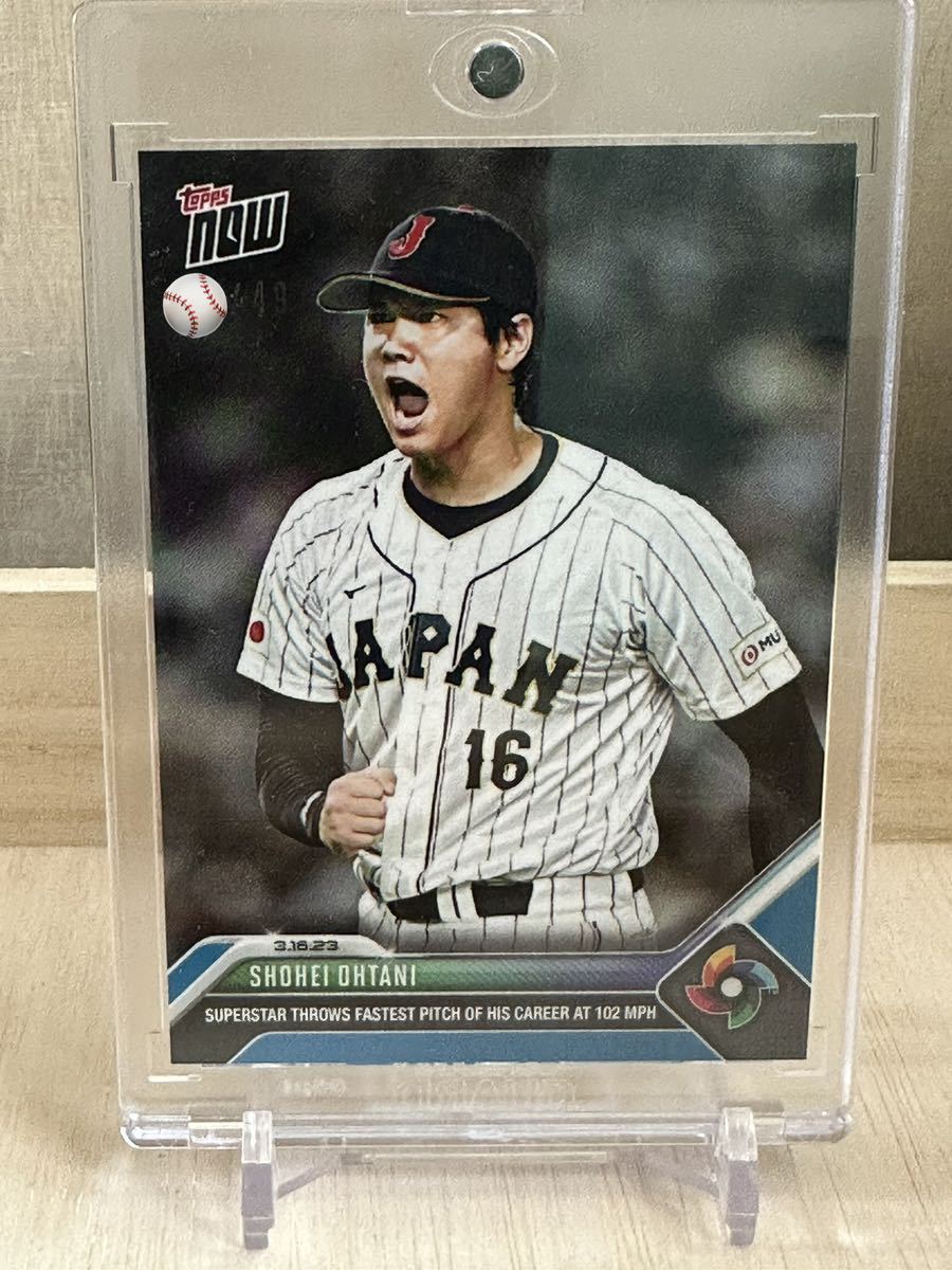 49枚限定 大谷翔平 WBC Shohei Ohtani 2023 Topps Now WBC-53 侍