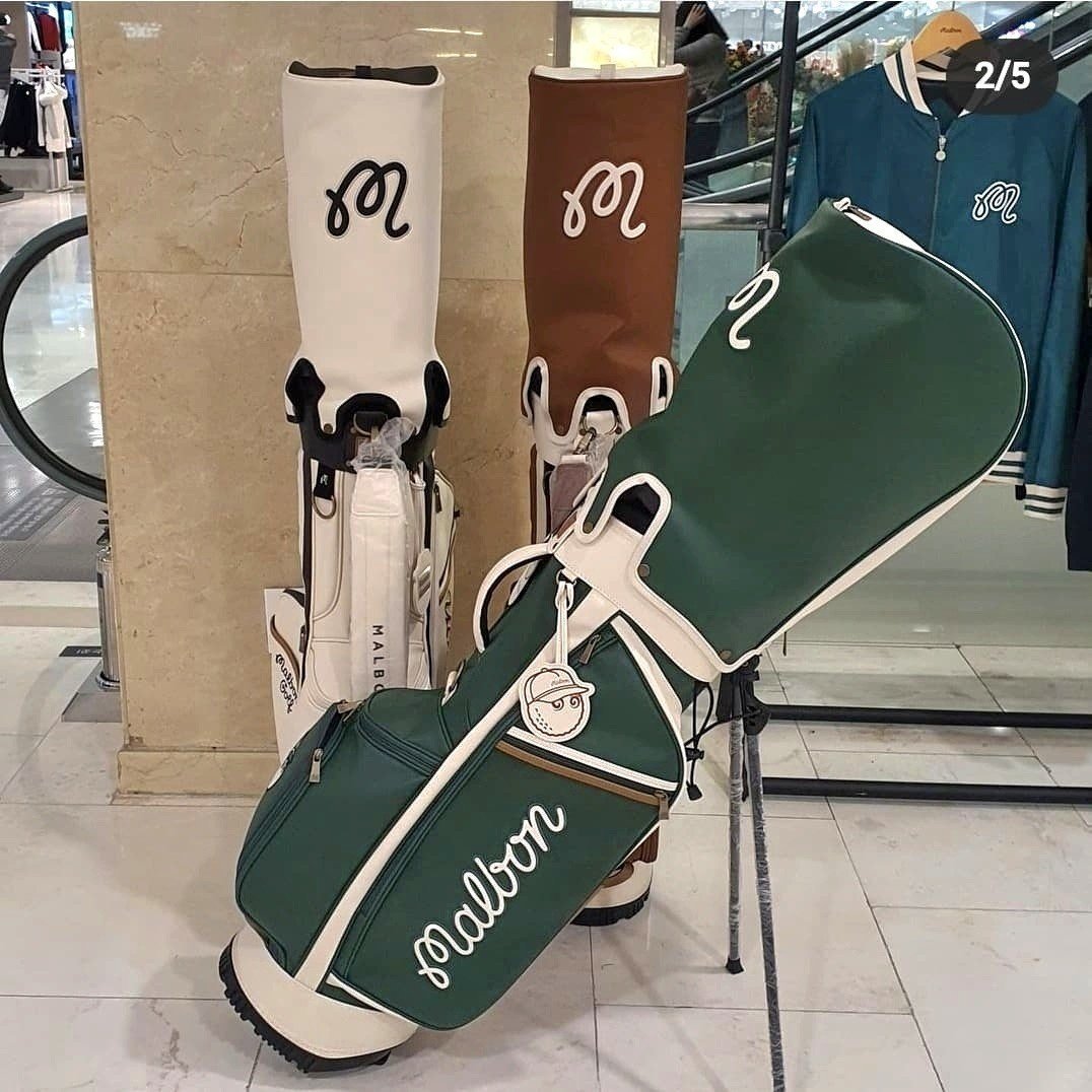 malbon golf ○マルボンゴルフ キャディバッグ ゴルフバッグ グリーン