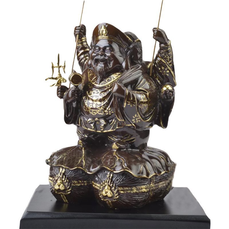 高品質 三面大黒天 像 仏教 仏像 極美精品 真鍮 仏壇・仏具 高品質 三面大黒天 像 仏教 仏像 極美精品 真鍮 仏壇・仏具