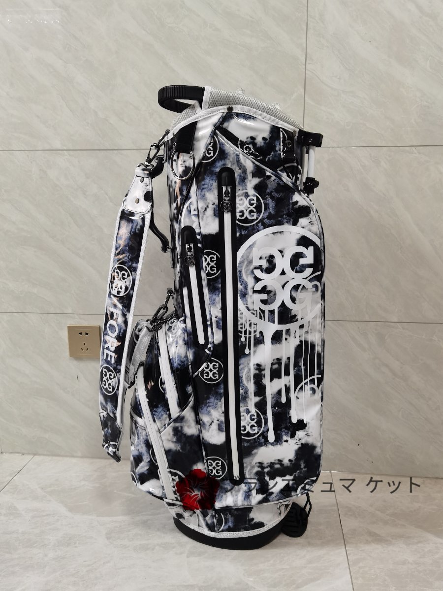新品 G/4 G/FORE キャディバッグ 3KG 9インチ 軽量 防水 PUレーザー 新品 G/4 G/FORE キャディバッグ 3KG 9インチ 軽量 防水 PUレーザー