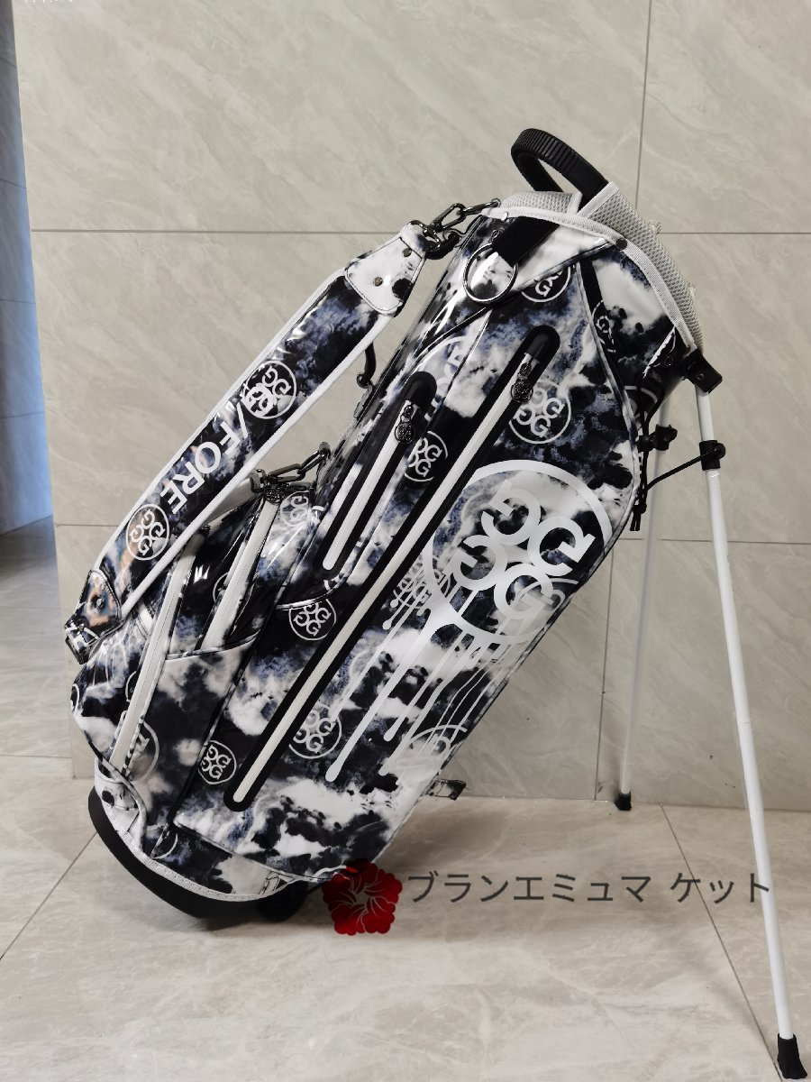新品 G/4 G/FORE キャディバッグ 3KG 9インチ 軽量 防水 PUレーザー