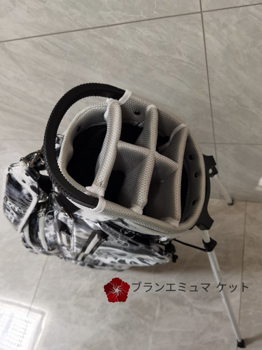新品 G/4 G/FORE キャディバッグ 3KG 9インチ 軽量 防水 PUレーザー 新品 G/4 G/FORE キャディバッグ 3KG 9インチ 軽量 防水 PUレーザー