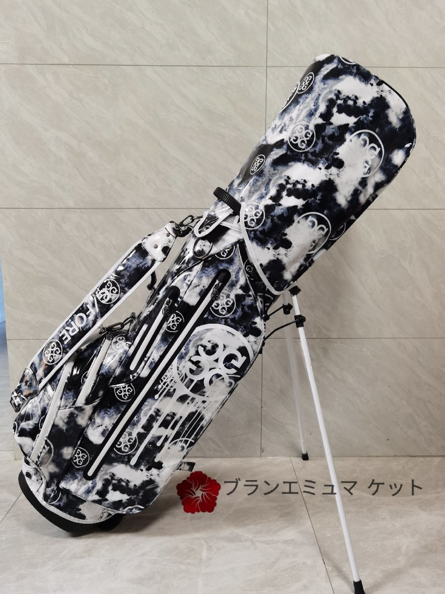 新品 G/4 G/FORE キャディバッグ 3KG 9インチ 軽量 防水 PUレーザー 新品 G/4 G/FORE キャディバッグ 3KG 9インチ 軽量 防水 PUレーザー