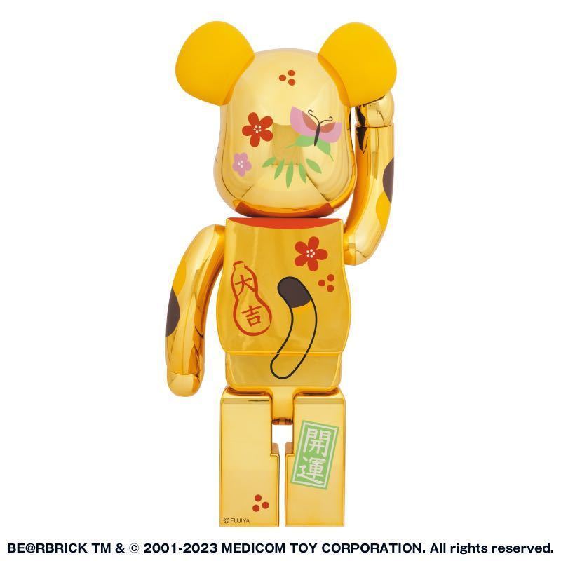 BE@RBRICK 招き猫 ペコちゃん 福 金メッキ1000% | www.tspea.org