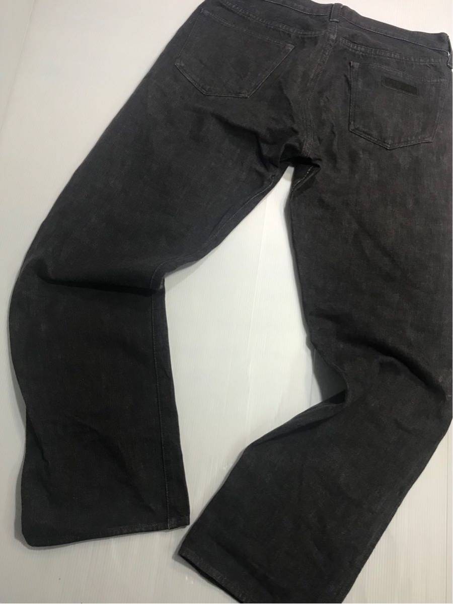 FULLCOUNT COLLECTION Fullcount collection made in Japan leather patch red ear black Denim jeans black W 85cm