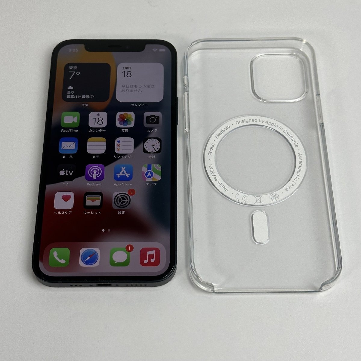 FUZ 【美品 】 SIMフリー Apple iPhone 12 64GB /MGHN3J/A /ブラック