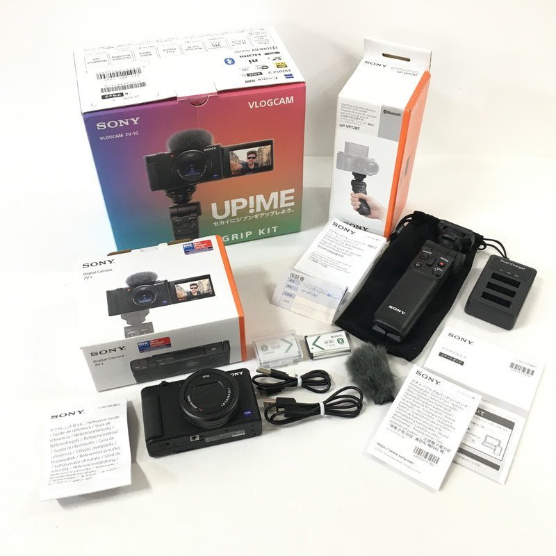 TEI【美品】 SONY VLOGCAM ZV-1G SHOOTING GRIP KIT GP-VPT2BT