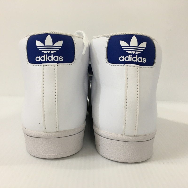 TEI【中古美品】 ADIDAS FV4977 PROMODEL アディダス プロモデル ホワイト ブルーライン 25.5cm 箱付き 〈161-230424-TS-9-TEI〉の画像4