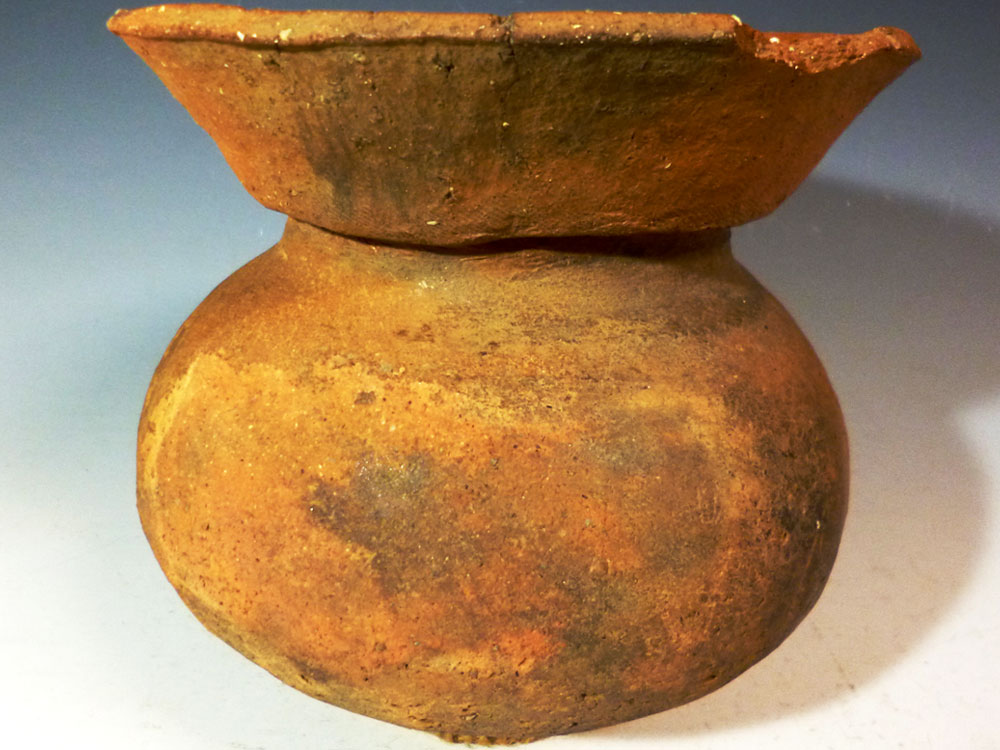 翔)土器土師器壺古墳時代綺麗なレンガ色発掘品| JChere雅虎拍卖代购