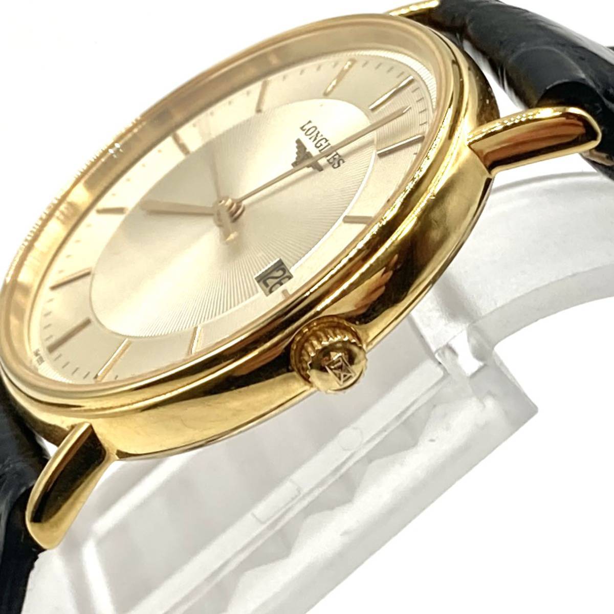 LONGINES グランドクラシック L4.720.2 デイト クォーツ メンズ 動作品