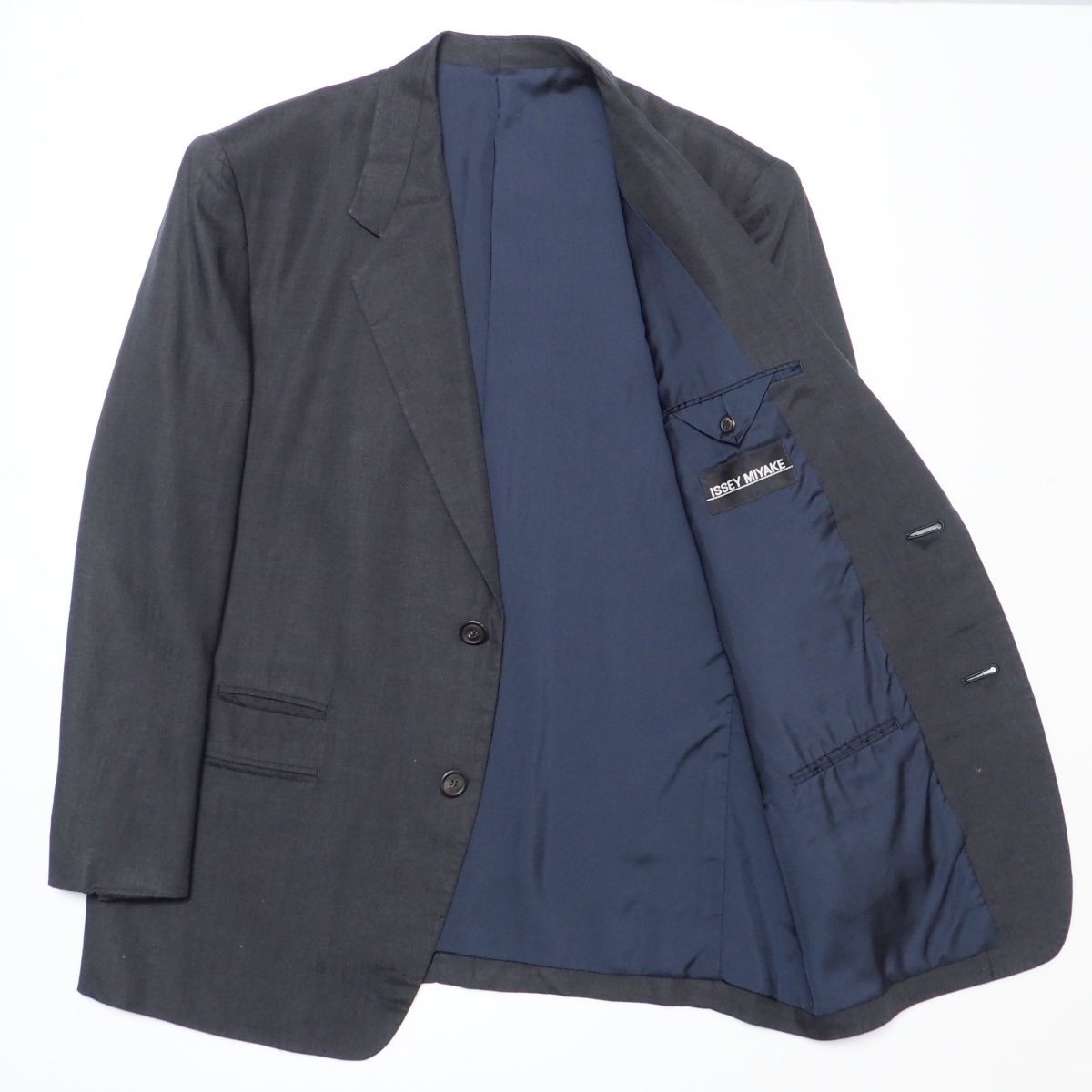GN1781//*イッセイミヤケ/ISSEY MIYAKE*メンズ/総リネン/2Bソリッド