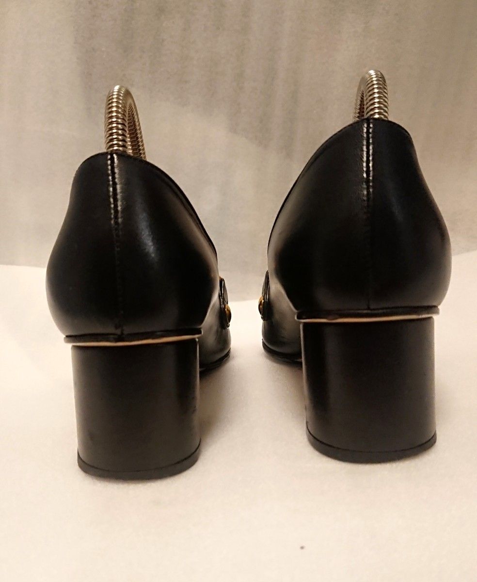 GUCCI シルヴィチェーン ミッドヒール パンプス 35 1/2 | www.mclegal.info