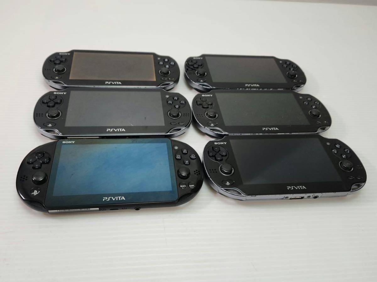 SONY PS Vita SONY PCH-2000 PCH-1000 PCH-1100 6台セットまとめ セット ジャンク PlayStation  Vita