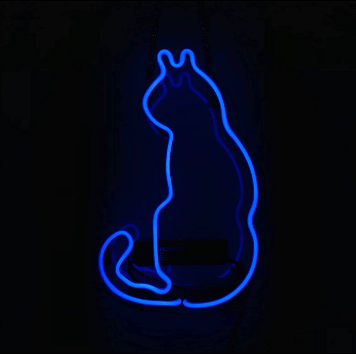 ネオンサイン 猫 NEON SIGN 喫茶店 居酒屋 クラブ カラオケ 部屋 スタジオ インテリア バー BAR クラブ及び娯楽場所等 室内装飾 (青い)_画像2