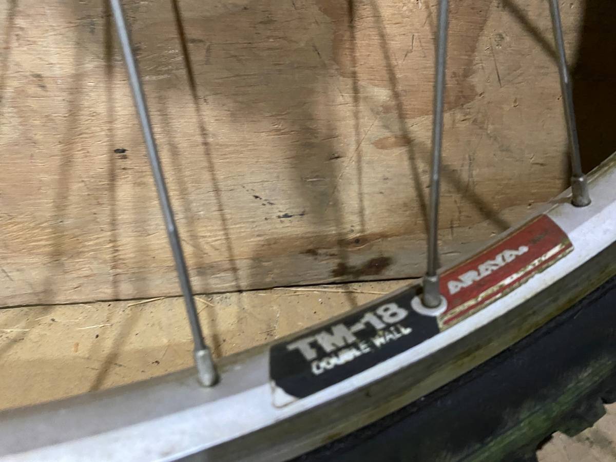 ARAYA TM-18 26インチ MTB shimano DEORE LX ハブ 7速 前後セット