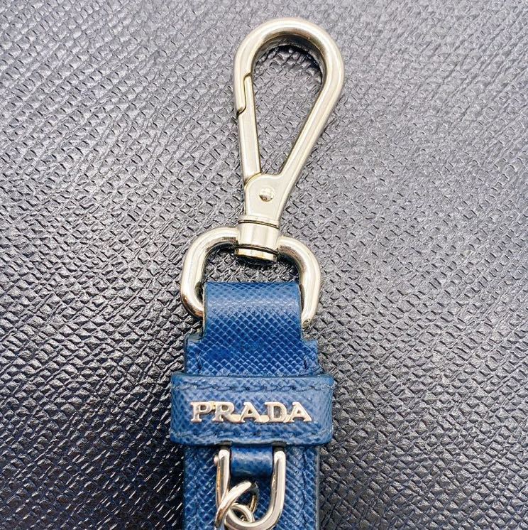 PRADA robot key holder bag charm key ring strap 