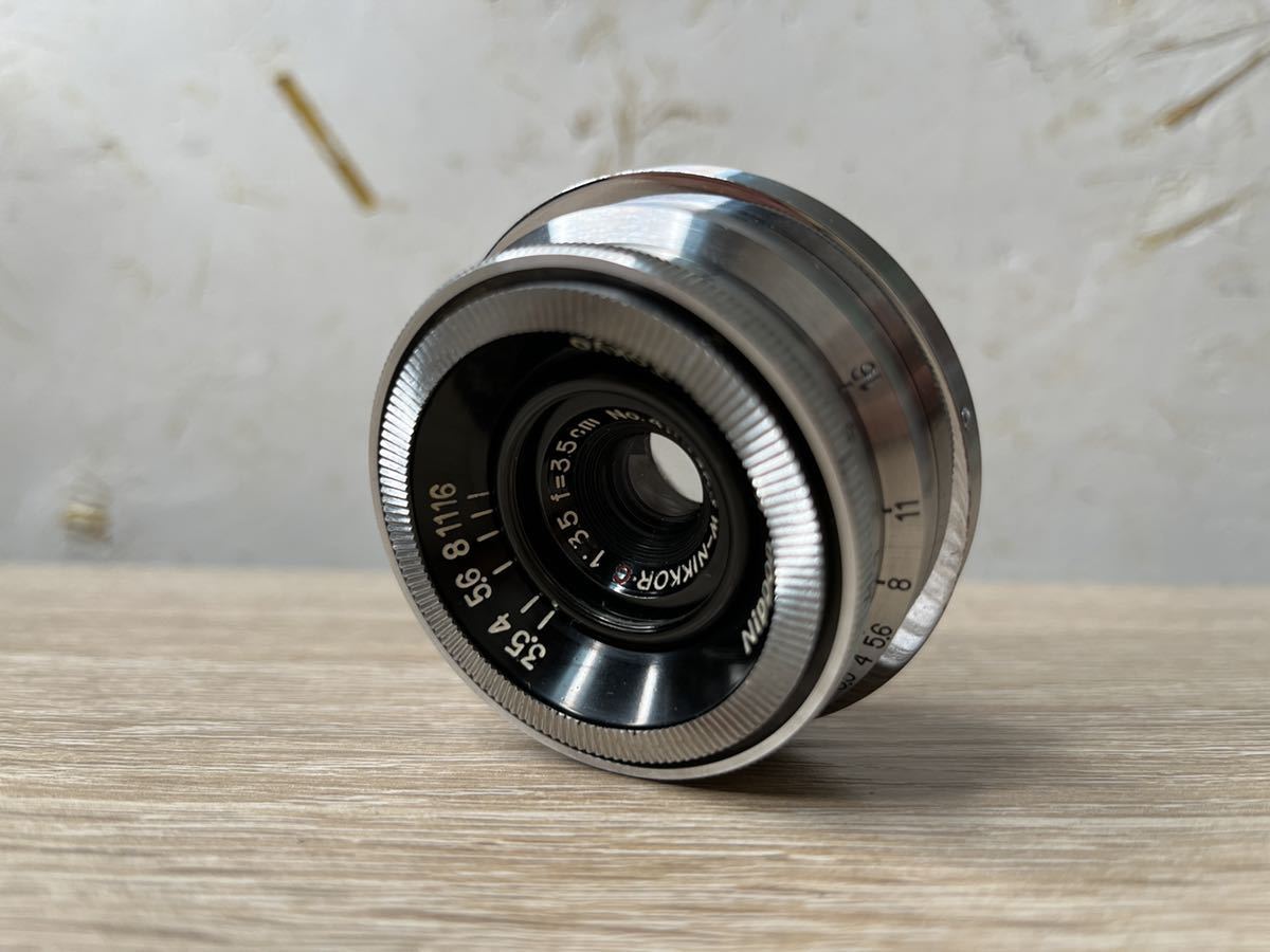 元箱美品】Nikon Nippon Kogaku W-NIKKOR.C 3.5cm f/3.5 Sマウント