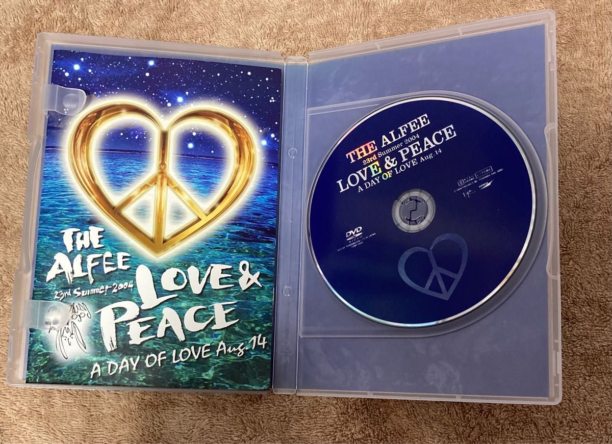 THE ALFEE LOVE&PEACE DVD｜Yahoo!フリマ（旧PayPayフリマ）