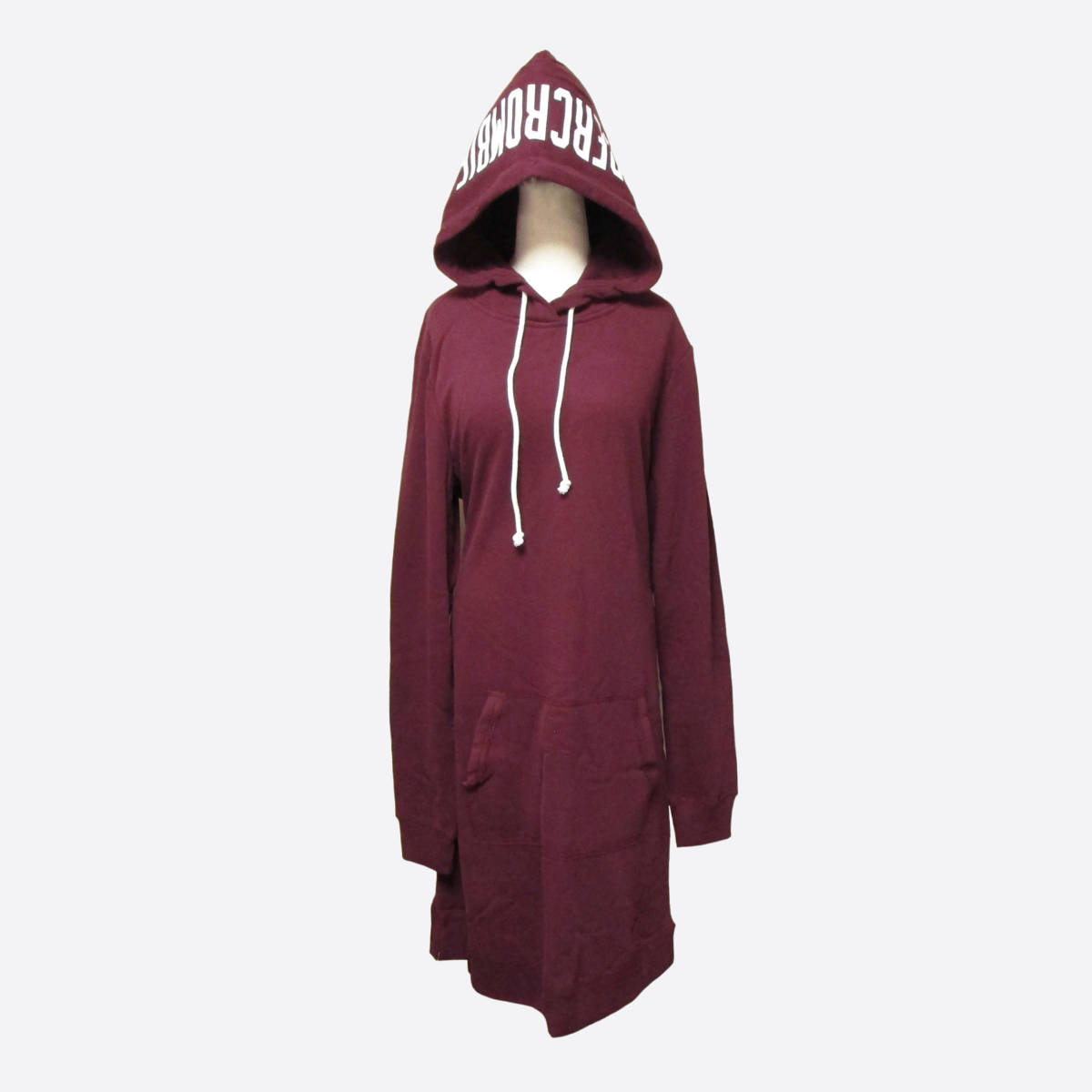 ★SALE★Abercrombie & Fitch/アバクロ★スウェットワンピース (Burgundy/L)_画像1