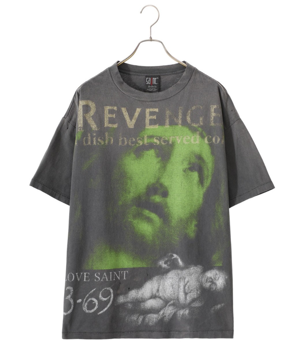 キムタク着☆SAINT Mxxxxxx×BerBerJin☆BJ S/S TEE REVENGE Lサイズ