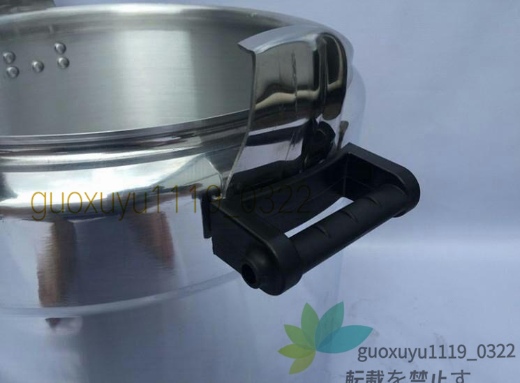  bargain sale! strongly recommendation * business use pressure cooker aluminium large ramen soup large kitchen equipment professional specification 50L diameter 44CM gas fire applying person number approximately 60* quality guarantee 