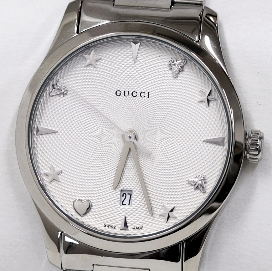  Gucci G время отсутствует YA1264028 126.4 наручные часы кварц мужской не использовался товар 