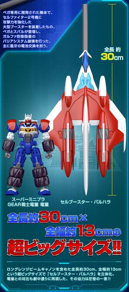 多数出品同梱OK プラモデル組立済 SMP スーパーミニプラ GEAR戦士電童 セルファイター/セルブースター・バルハラ_画像4