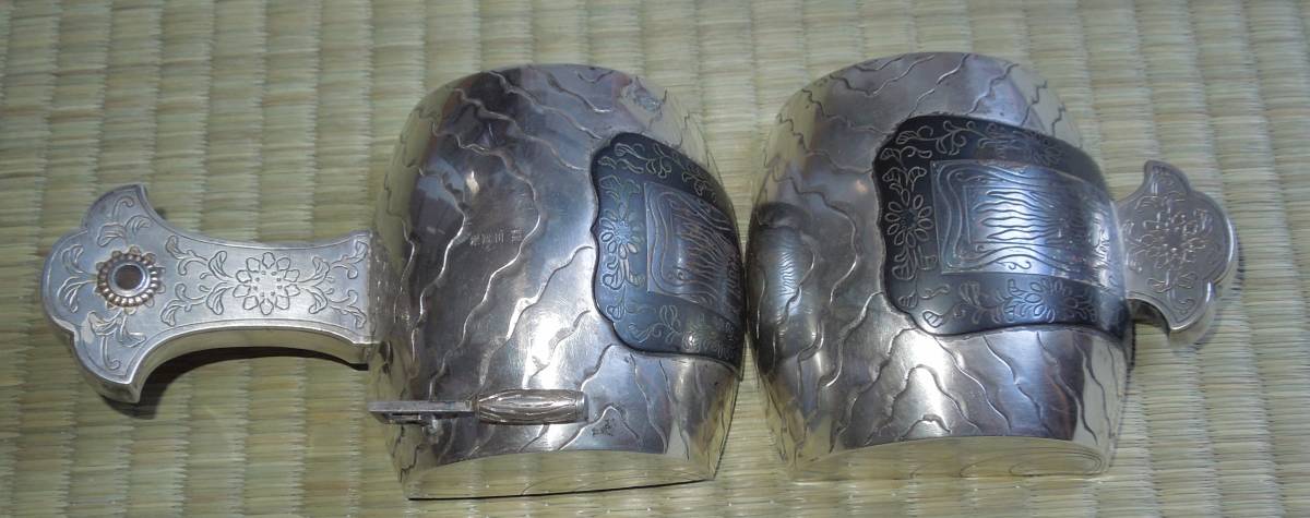 純銀・銀製 ボンボニエール 銀・三越刻印 宝鎚 約200g
