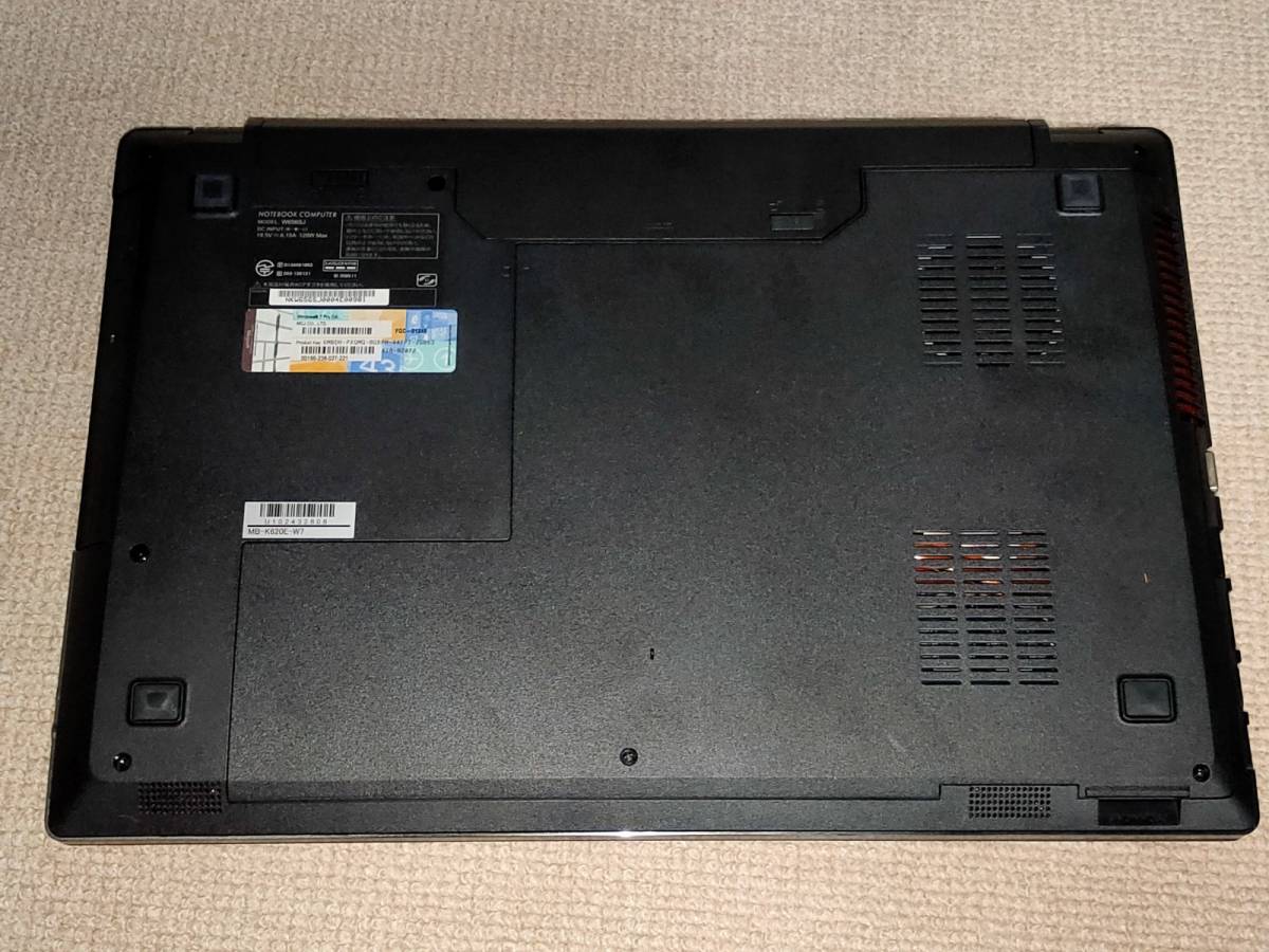 マウスコンピューター MB-K620E-W7 Corei7 Mem16G SSD256GB+HDD1TB Web