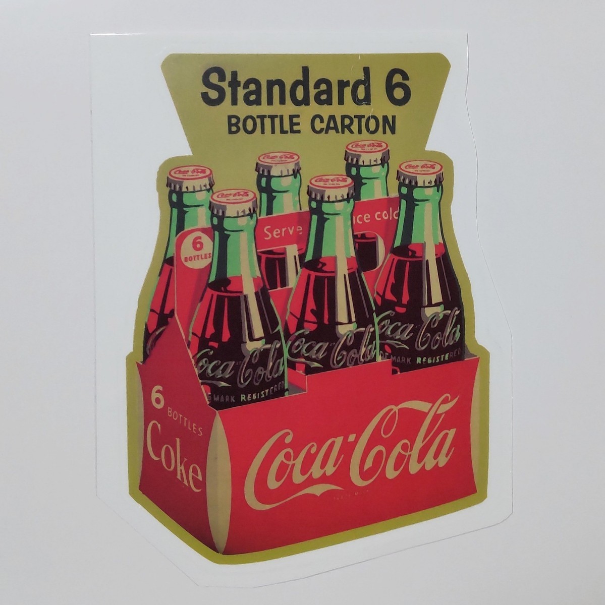 92%OFF!】 送料１２０円〜 Coca-Cola コカ コーラ ステッカー ①⑨ 検 クリアステッカー