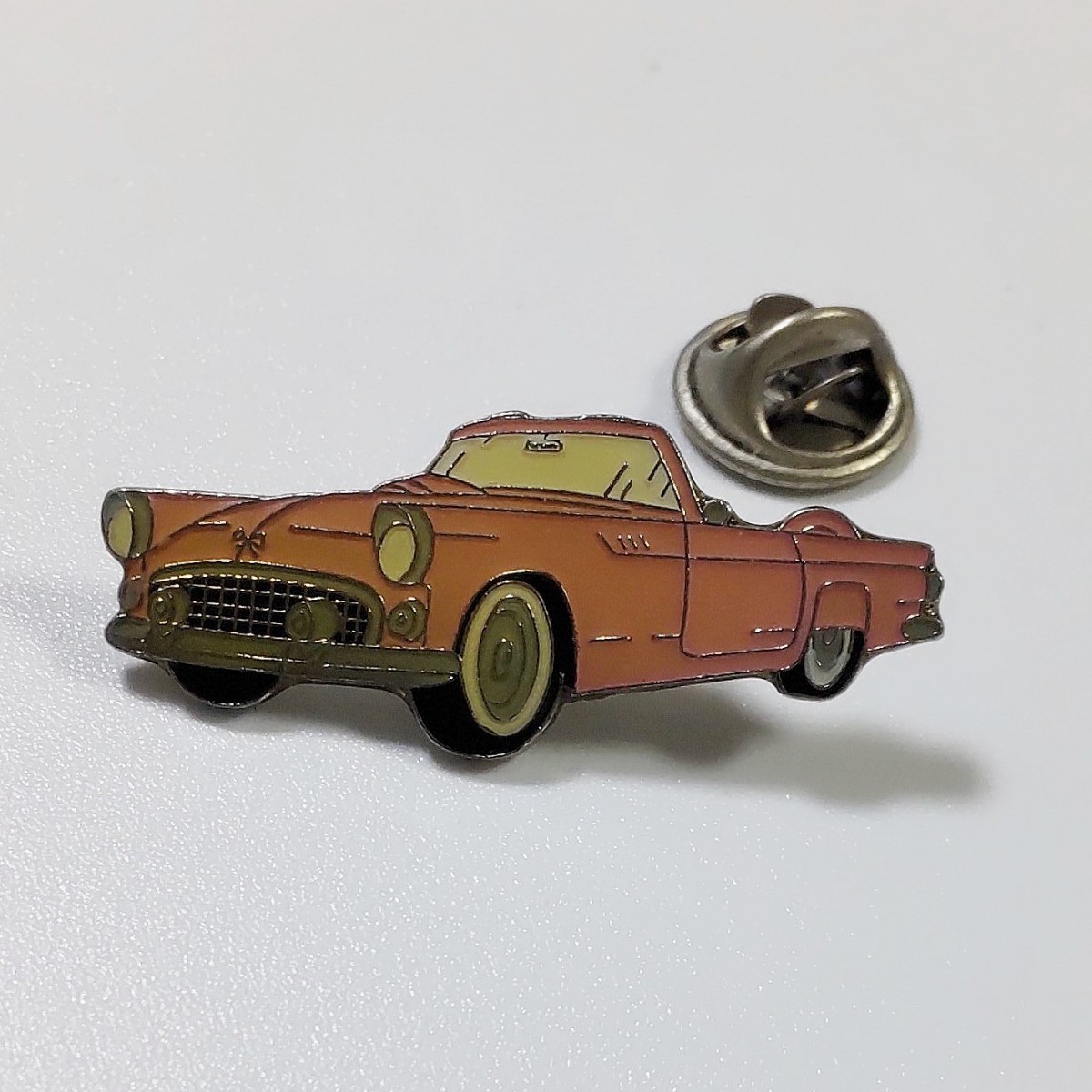 送料120円～ 1955 フォード サンダーバード ピンバッジ 検)非売品 ピンバッチ ピンズ NEWERA 当時物 Ford THUNDERBIRD PINS 1957 1956 1954_画像1