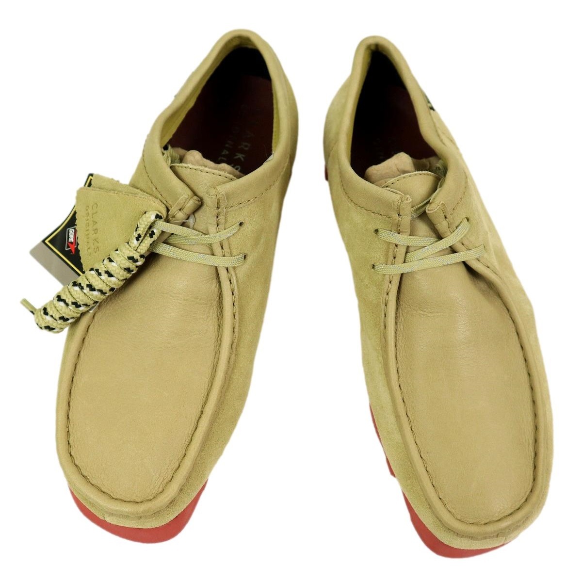 [B1798][ new goods ]Clarks Clarks GORE-TEX Gore-Tex wala Be leather shoes vibram sole size US10M one part defect have 