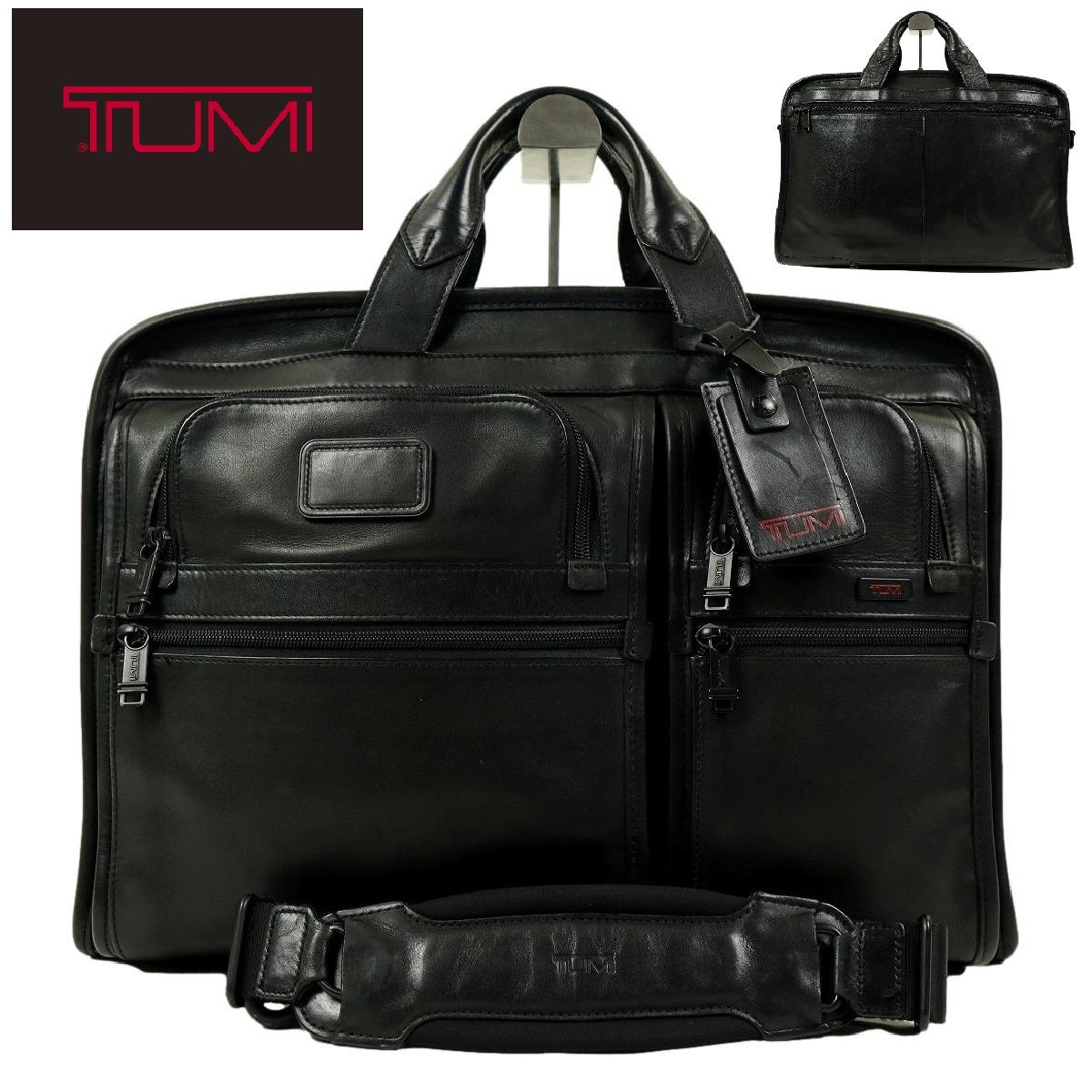 【S2518】【美品】TUMI トゥミ 2wayバッグ ショルダーバッグ ビジネスバッグ ブリーフケース 書類カバン オールレザー