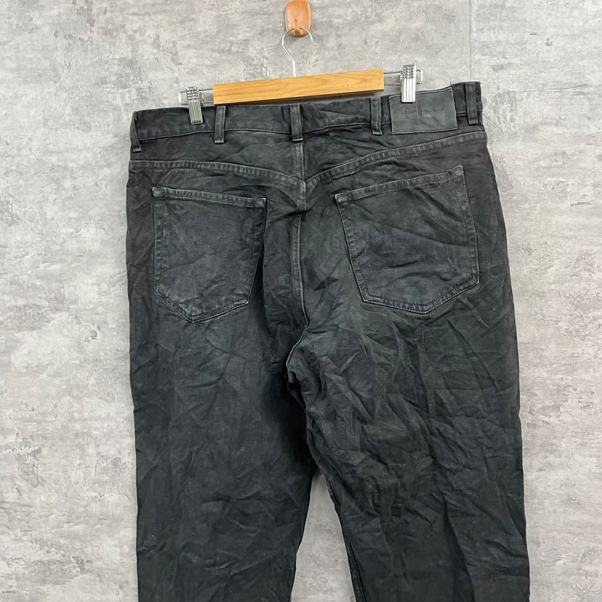 Calvin Klein Jeans ブラック ジップフライ デニムジーンズパンツ 38 実寸W38in 0150354 USA 海外輸入 古着 SK10063_画像6