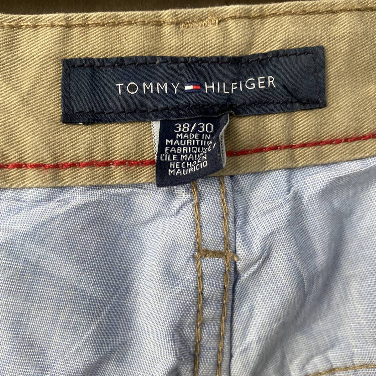 TOMMY HILFIGER ベージュ チノパンツ 38/30 実寸40 RN77806 USA 海外輸入 古着 S221210-N1482_画像10