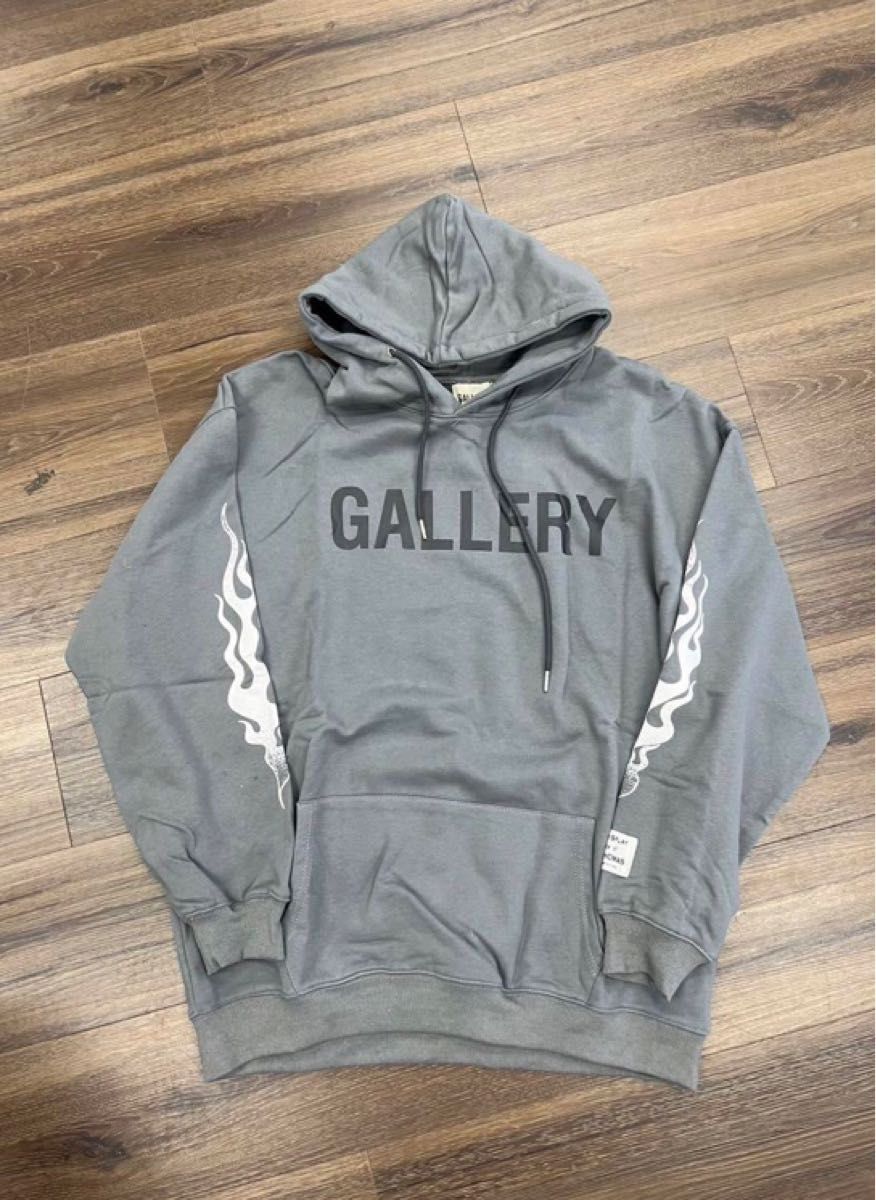 D gallery dept パーカー プルオーバー ファイヤーパターン www