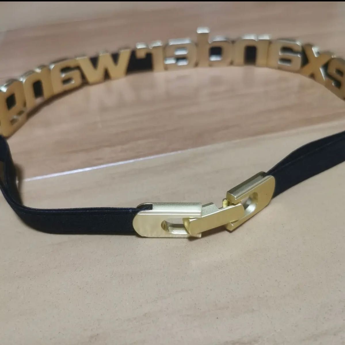 Alexander wang アレキサンダーワン メタルロゴレザーベルト Alexander wang アレキサンダーワン メタルロゴレザーベルト