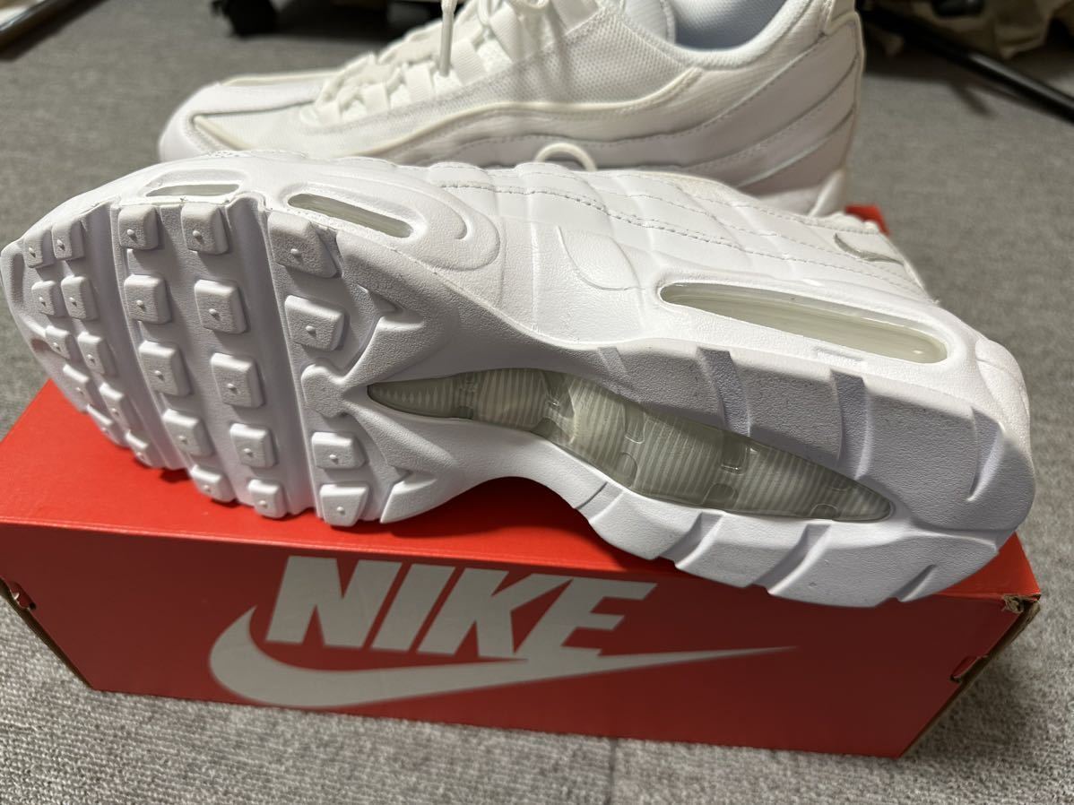 NIKE AIR MAX 95 ESSENTIAL ナイキ エアマックス95 エッセンシャル CT1268-100 30cm ホワイト_画像5