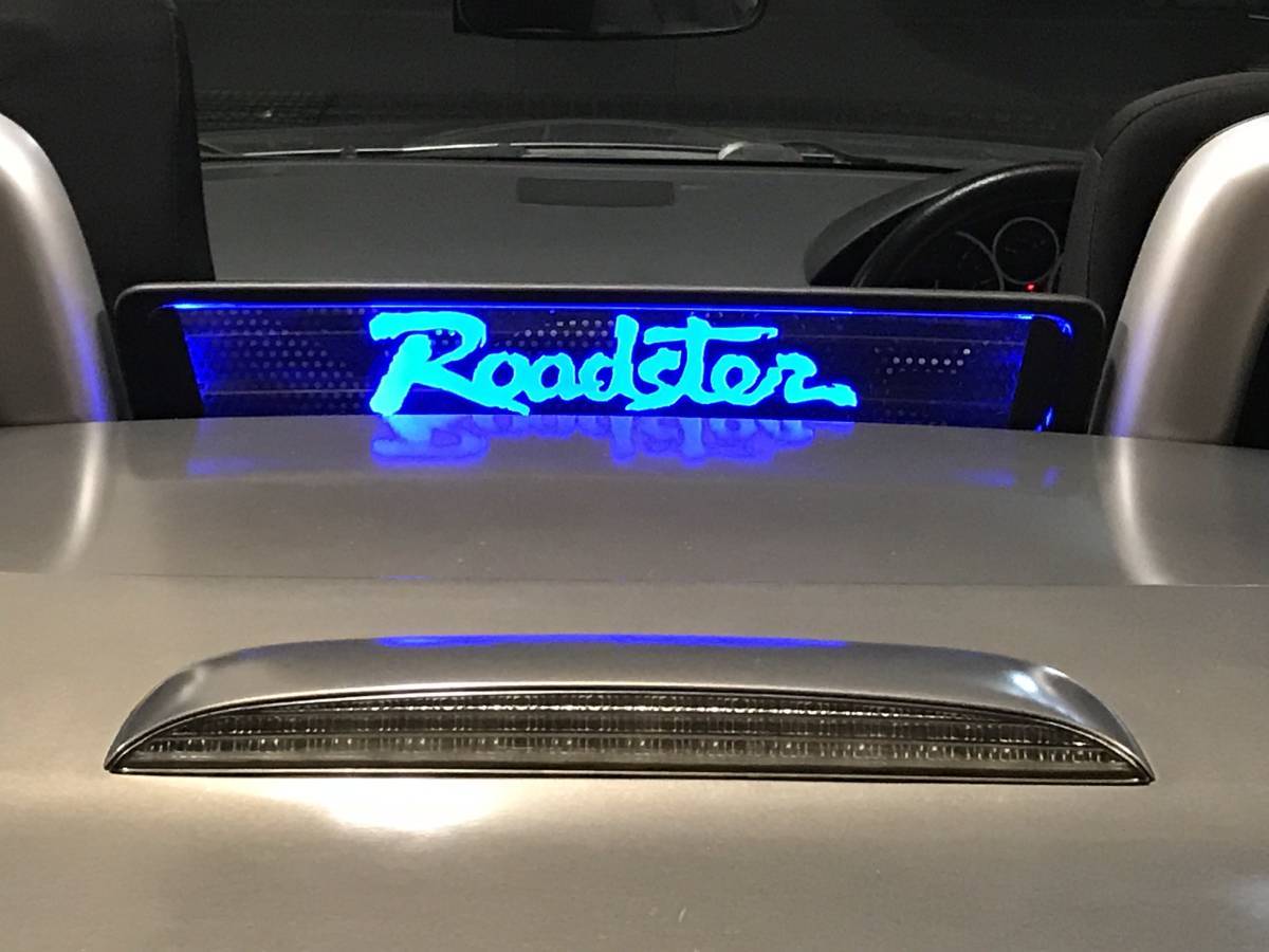 Valkyrie style ロードスターNC専用 NCEC　ウィンドディフレクター バージョンS Roadster 文字 LEDブルー リモコン付き/////_画像1