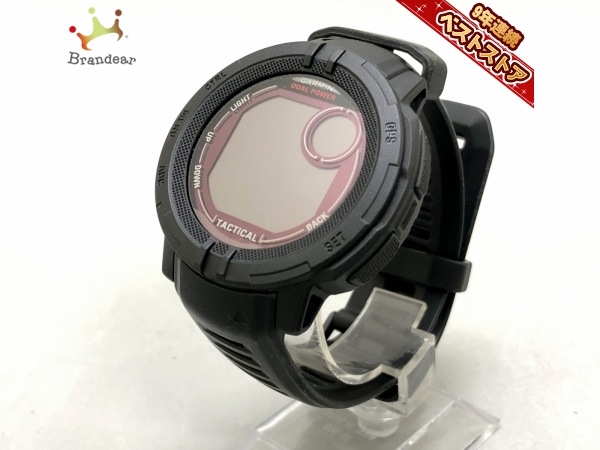 GARMIN(ガーミン) 腕時計美品 INSTINCT DUAL POWER TACTICAL 010-02627-43 メンズ スマートウォッチ  ☆