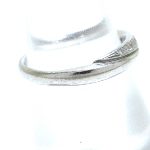 ヨンドシー 4℃ リング Pt950×ダイヤモンド 7Pダイヤ 美品 アクセサリー